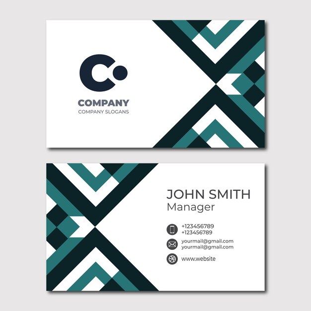 vector business card