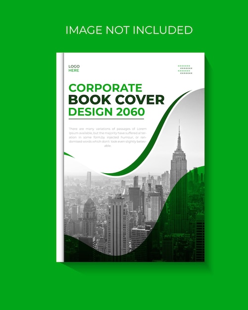 Vector business company profile brochure cover and book cover design template