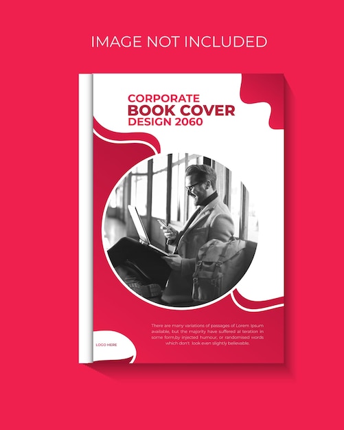 Vector business company profile brochure cover and book cover design template