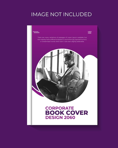 Vector business company profile brochure cover and book cover design template