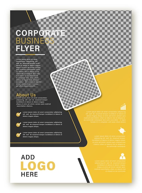 Vector business flyer template can be used business marketing