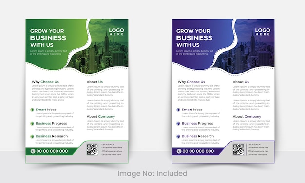 Vector Business Flyer Template