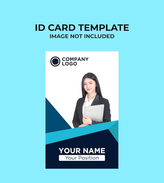 Vector business id card template