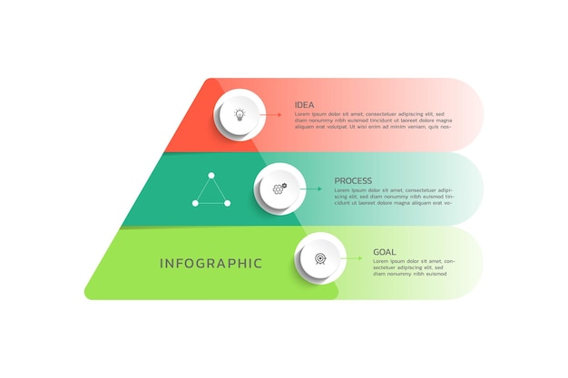 Vector vector business infographic visualization template