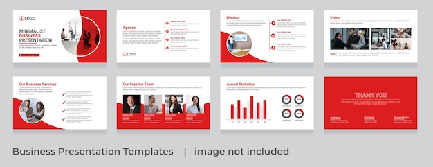 Vector vector business presentation powerpoint template design