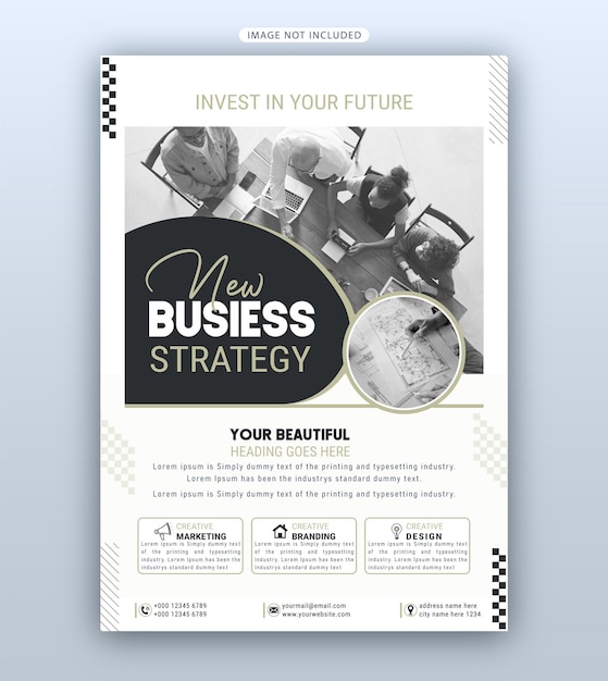 vector Business sale flyer template
