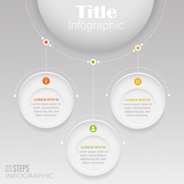 Vector Business Steps Infographic