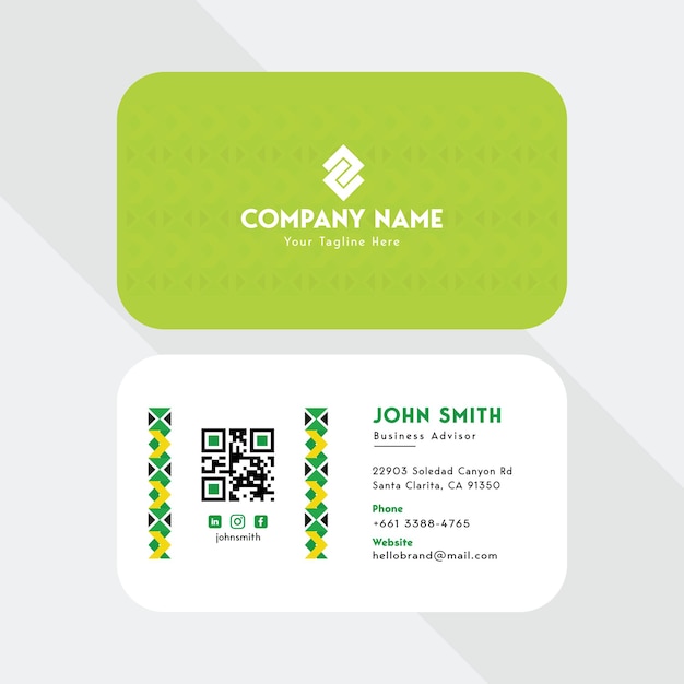 Vector vector business or visiting card design