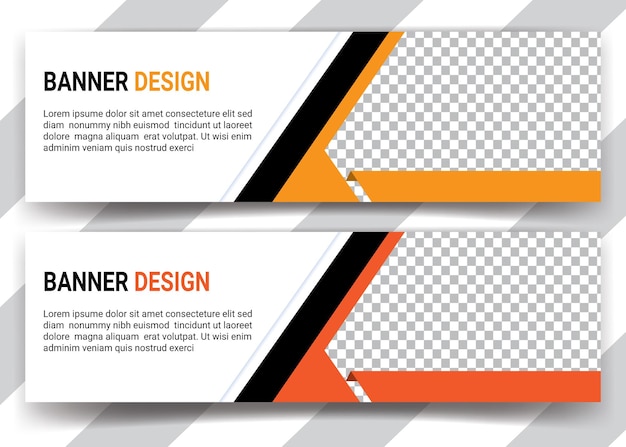 Vector vector business web banner template design