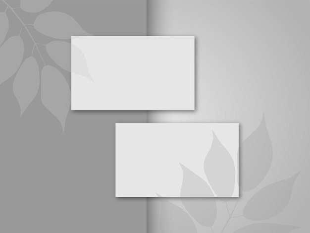 Vector businesscard mockup sjabloon