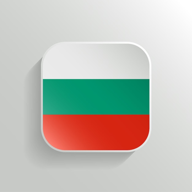 Vector Button Algeria Flag Icon