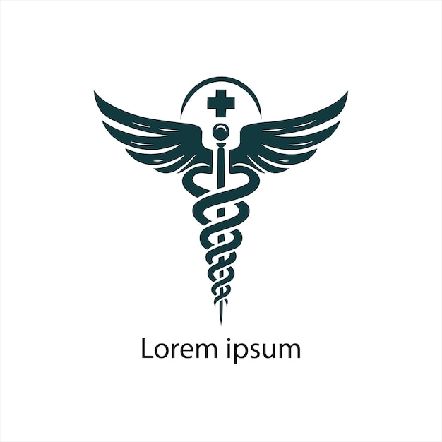 Vector vector caduceus medical logo