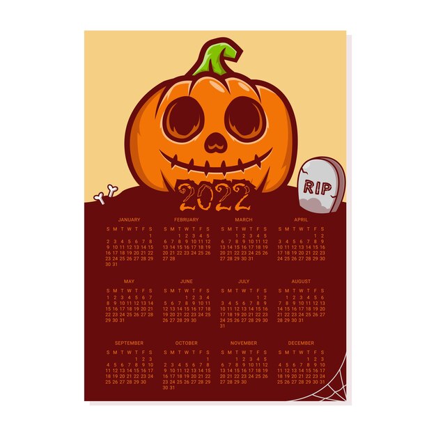 Premium Vector Vector calendar template design