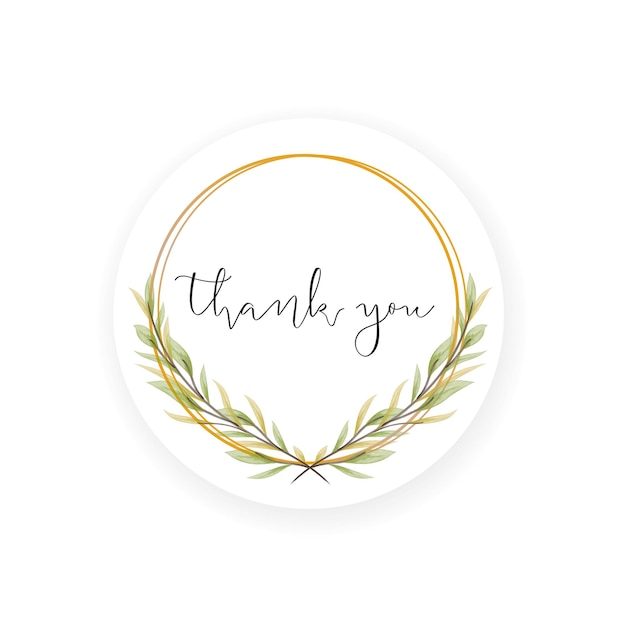 Vector vector calligraphy thank you hand lettering