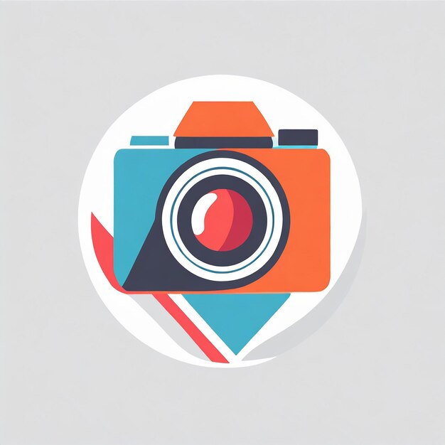 vector Camera Logo on a white background