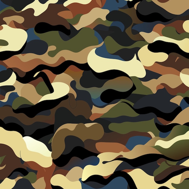 Vector Camo Background Ideal for Graphic Design Work