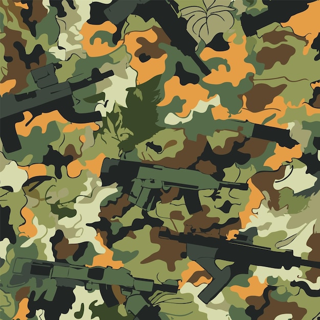 vector camouflage patroon achtergrond voor leger en militair