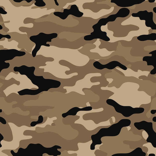 Vector camouflage pattern for clothing design Trendy camouflage military pattern