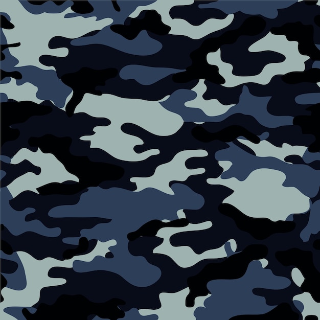 Vector camouflage pattern for clothing design Trendy camouflage military pattern