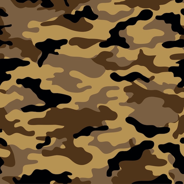 Vector camouflage pattern for clothing design trendy camouflage military pattern