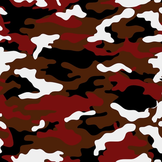 Vector camouflage pattern for clothing design Trendy camouflage military pattern