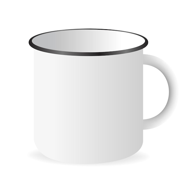 A vector camping mug for artwork mockups