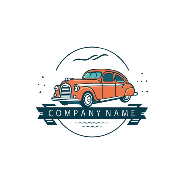 Vector vector car company logo template