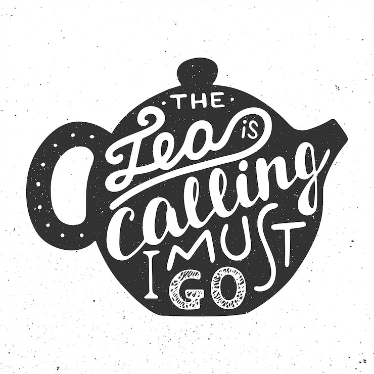 Vector vector card with hand drawn unique typography 