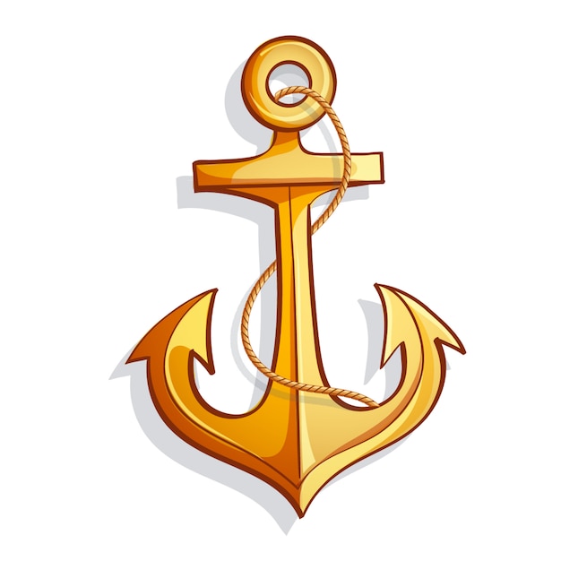 Vector vector cartoon anchor