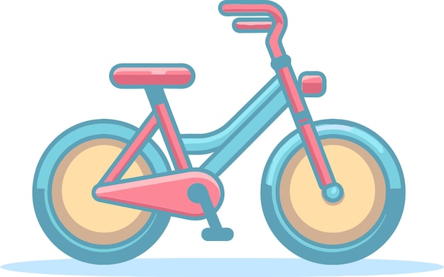 Cartone animato vettoriale di corriere di biciclette geometria del telaio della bicicletta vettore del progetto