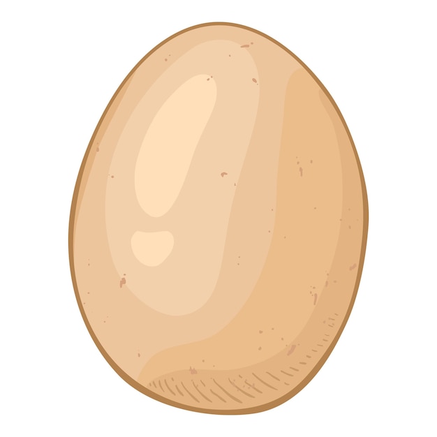 Vector Cartoon Chicken Egg