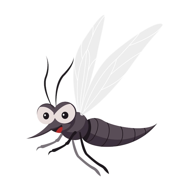 Vector vector cartoon grappige kever kakkerlak mug collectie bugs