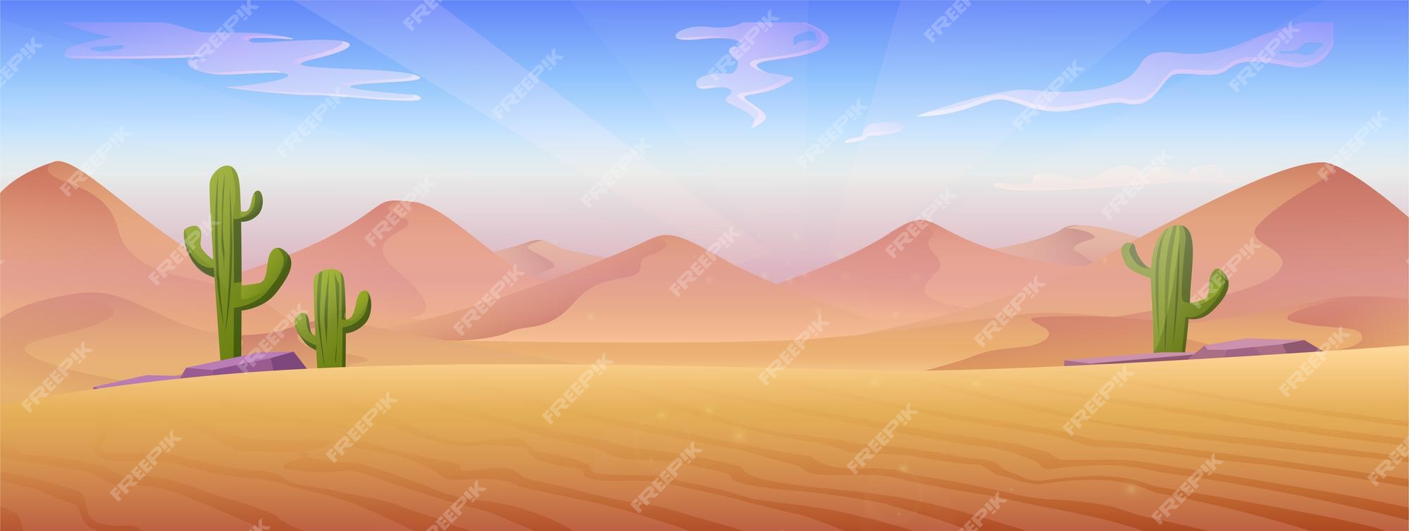 Hình ảnh sa mạc hoạt hình miễn phí tải xuống mang lại cho bạn một cảm giác xao xuyến, ấn tượng. Các chi tiết được minh hoạ rõ nét, những vùng đất sa mạc trải dài với những đồi cát ấn tượng và những cộng đồng động vật hoang dã vô cùng đáng yêu. Hãy tải ngay để khám phá thế giới hoang dã này.