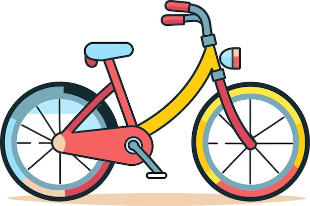 Vector vector cartoon van het fietsverhuurprogramma bike frame construction blueprint vector