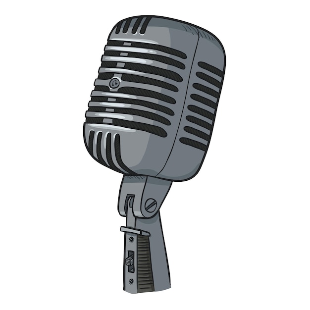 Vector vector cartoon variety microphone music performance icon