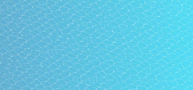 Vector vector caustic of pool water seamless texture. swimming pool underwater seamless caustic illustration. pool water background