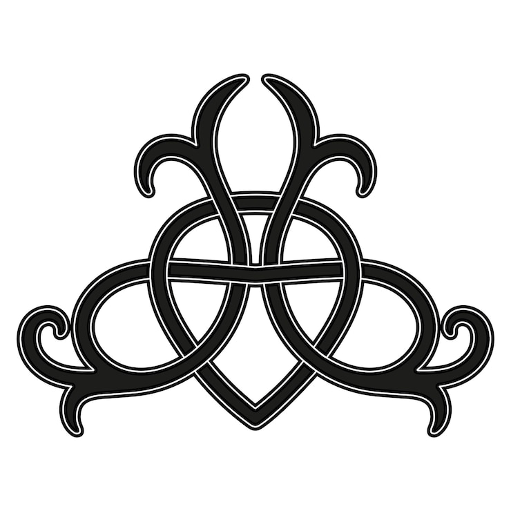 Vector vector celtic ornament on a white background