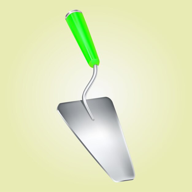 Vector cement spoon