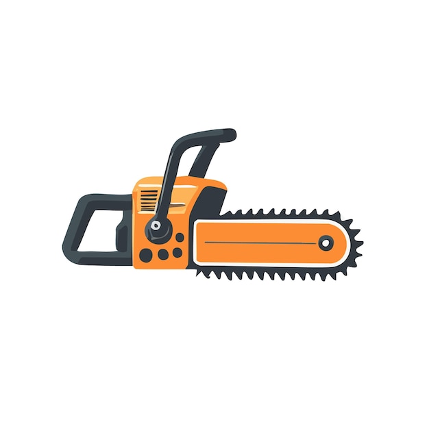 Vector vector chainsaw