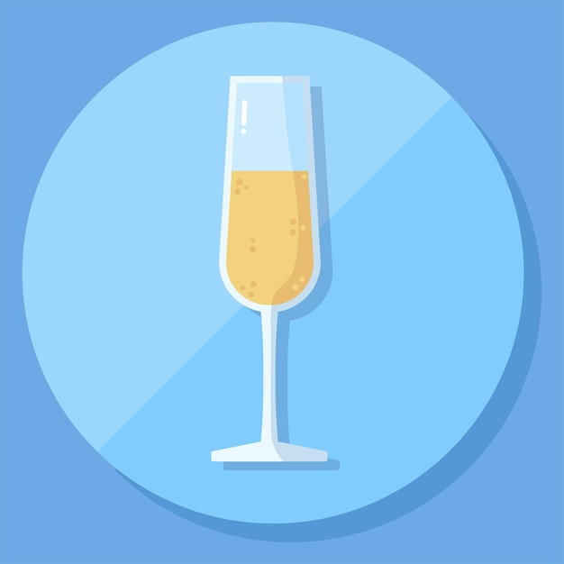 Vector vector champagne icon