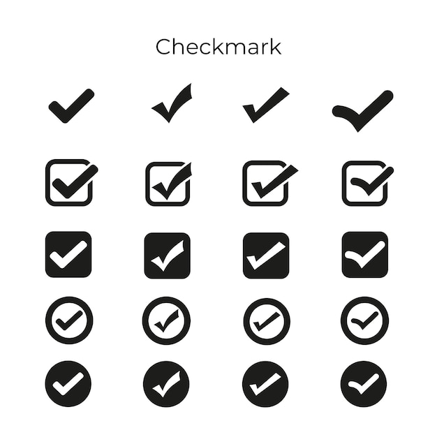 Vector vector checkmark icon