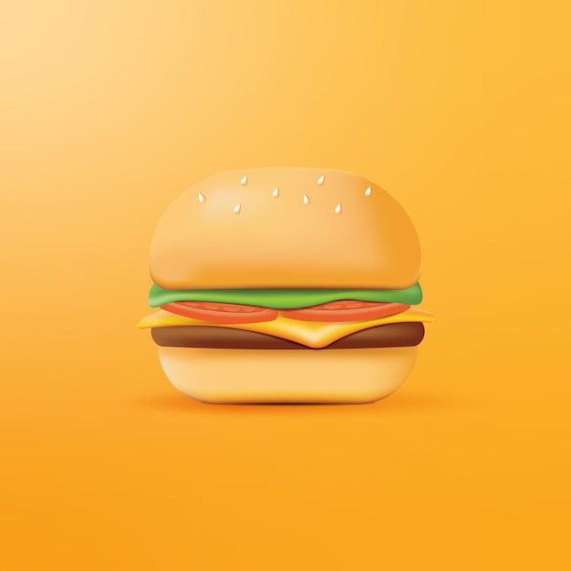 Vector vector cheeseburg vector illustration