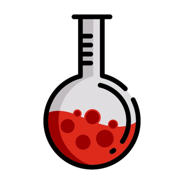 Vector chemical flask12