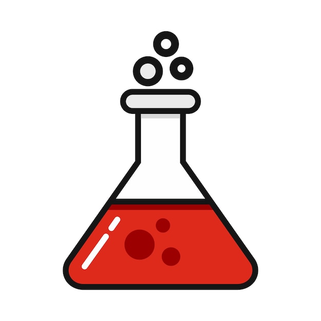 Vector chemical flask21