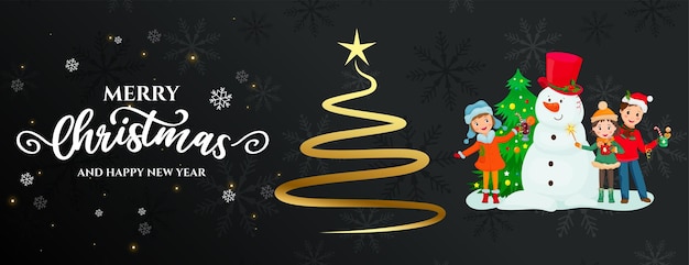 Vector Christmas Banner Template