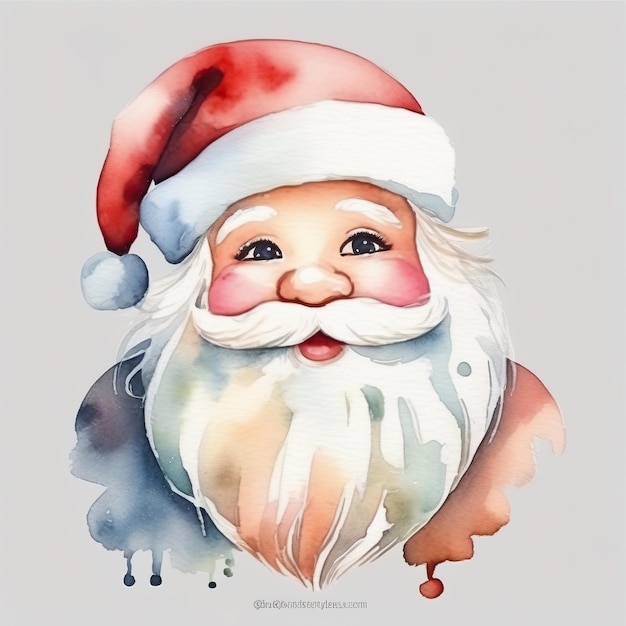 vector christmas character with lettering santa claus