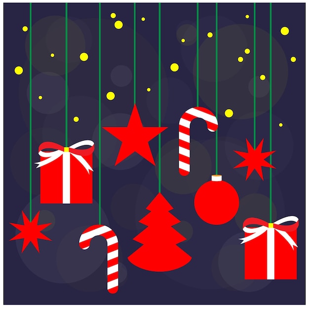 vector christmas decor