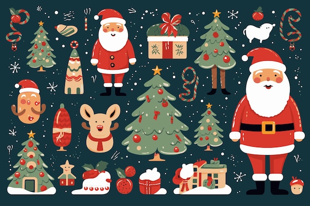 Vector christmas element background wallpaper banner