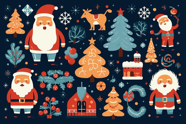 Vector christmas element background wallpaper banner