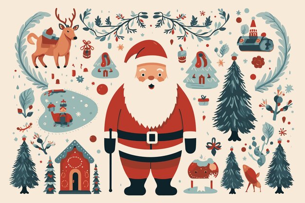 Vector christmas element background wallpaper banner